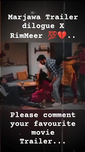 ##RimMeer 💯💔😭 MARJAWAN MOVIE TRAILER COVER BY RimMeer ♥️#sad 😭😭