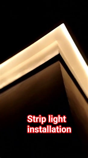 Strip Light Installation | #jumpertv #electrical #lightingdesign