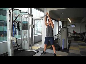 Pallof Press with Overhead Reach