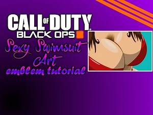 Call of Duty Black Ops 3: Sexy Swimsuit Art Emblem Tutorial!