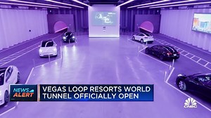 Las Vegas Resorts World unveils first Boring Company loop stop