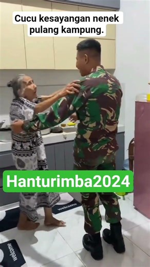 cucu kesayangan pulang kampung🙂 #tni #shorts #youtube #subscribe #trending