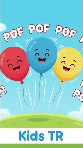 Colorful Balloons Flying 🎈 | Kids TR | Fun Kids Song | Learn Colors