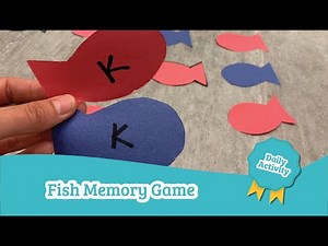Fish Memory Game | Daycare Activities