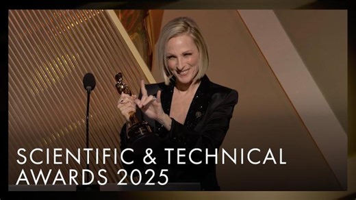 Marlee Matlin Accepts the Academy Award of Merit for Captioning | 2025 Sci-Tech Awards | Eugenia Arrés
