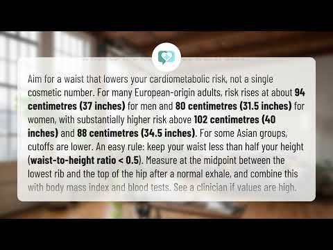 What is the healthiest waist size? | Healthy Waist