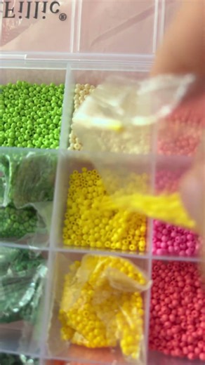 Restock my seed beads with me! #viral #kandi #fyp #plsdontflop