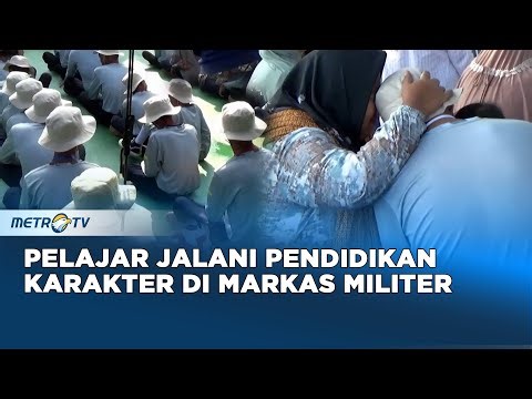 Puluhan Pelajar Yang Dinilai Nakal Mulai Masuk ke Markas Militer