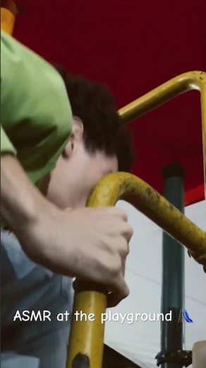 ASMR at the playground 🛝 #asmr #tingles #publicasmr