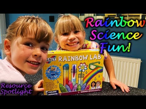 Learning at Home: Galt Rainbow Lab Kit in Action!
