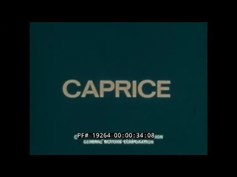 1972 CHEVROLET CAPRICE & CHEVY IMPALA INTERNAL SALESMAN TRAINING FILM 19264