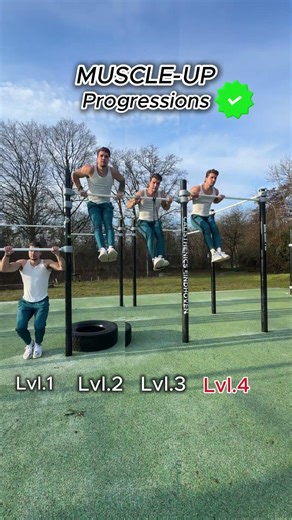 Muscle-up progressions ✅