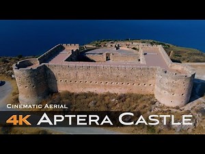 APTERA CASTLE 🇬🇷 Drone 4K Ἀπτερα Crete Κρήτη Greece Ελλάδα