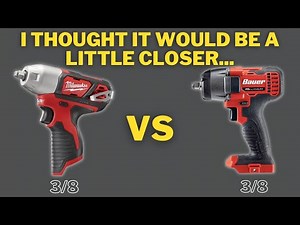 Milwaukee M12 3/8 Brushed Impact Wrench Vs. Bauer 20v 3/8 Brushed Impact Wrench