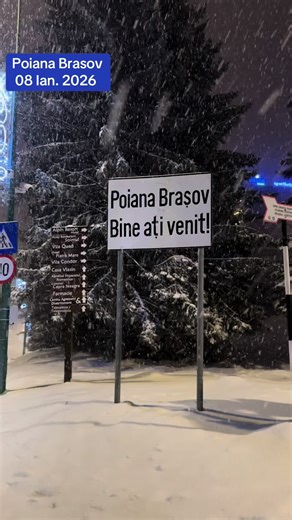 Poiana Brasov - 08 Ian. 2026 ❄️🥳🌨️🛷#Snow❄️❄️❄️ #azi #zapada #Romania🇷🇴 #PoianaBrasov
