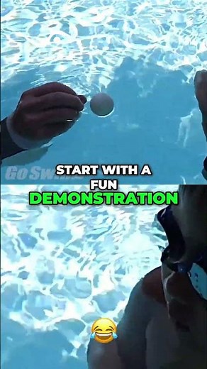 Master Blowing Bubbles: Swimmer's Underwater Fun & Skills! #shorts