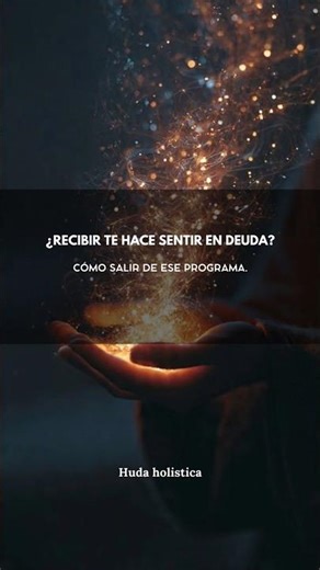 ¿RECIBIR TE HACE SENTIR EN DEUDA? 🥺