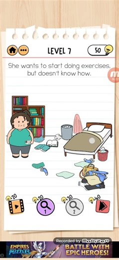 Brain Test 2 Level 7 Walkthrough Fitness with 3