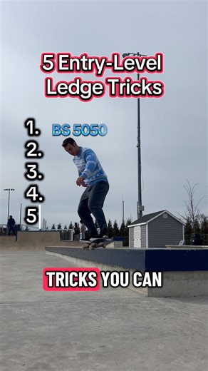 Beginner Ledge Tricks On A Skateboard