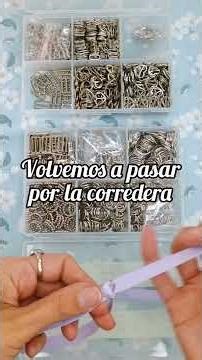 Tutorial cómo colocar las arandelas en forma de corazón.#sewing #lencería #diy