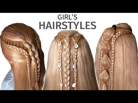 ✨ Easy & Cute Braided Hairstyles for Girls | Step-by-Step Tutorial ✨