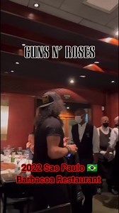 Back in 2022 Slash & Duff McKagan at the Barbacoa Restaurant in #Saopaulo 🇧🇷 during the Guns N' Roses Tour 🎩🤘🏻🎸 #Slash #gunsnroses | Slash Addict
