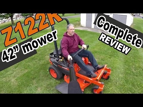Kubota zero turn mower review - Z122R 42