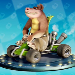 Dingodile knows you need to stay limber to nab first place in CTR. https://play.st/CTRNF | PlayStation