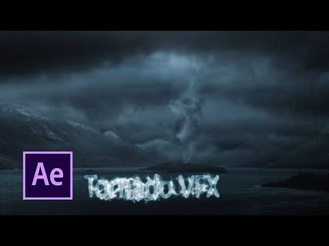 Tornado VFX made with After Effects & Particular