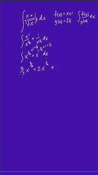 Find the integral of (x+1)/sqrt(x). AP Calculus problem explained.