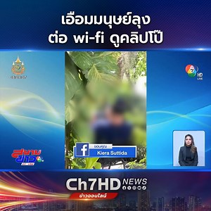 856K views · 21K reactions | สุดเอือม #มนุษย์ลุง เข้าคาเฟไม่สั่งเมนู เชื่อมต่อ wi-fi ฟรี เปิดดูคลิปโป๊ . #Ch7HDNews #ข่าวออนไลน์7HD เกาะติดข่าว news.ch7.com | Ch7HD News | Facebook