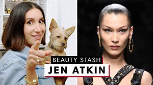 56K views · 27 reactions | Go-to hairstylist for everyone from Kendall Jenner to Bella Hadid, Jen Atkin Hair definitely has her share of beauty secrets. In this episode of Beauty Stash, Atkin takes us inside her stunning glam room to show us all her favorite hair, makeup, and skin products. ✨ | Harper's Bazaar | Facebook