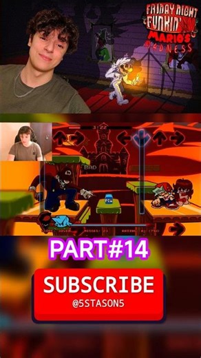 Friday Night Funkin’ VS Mario's Madness Christmas Surprise (PART 14) #shorts #fridaynightfunkin