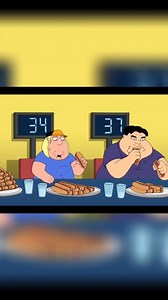 861K views · 3.4K reactions | The tension is palpable as Chris tries to catch up in the ultimate hot dog eating showdown. Can he overcome the four-hot-dog deficit? The crowd is going wild! #HotDogContest #EatingChallenge #CartoonFun #FoodCompetition | Podify | Facebook