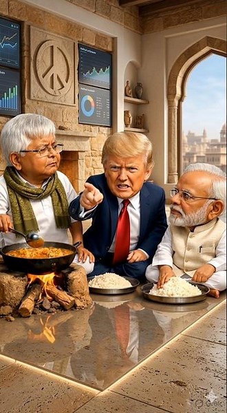 😂 Lalu Ji Ka Cooking Show | Funny Desi Comedy #shorts