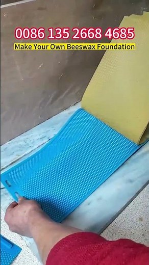 How to Make Your Own Beeswax Foundation