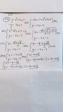 Section 3.5 # algebra 2. # Solving nonlinear Systems
