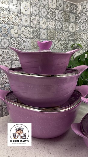 Colorful Non-Stick Cookware Set | Fast Heating | Kitchenware Products