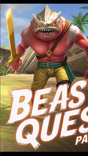 Beast Quest ⚔️ Piranha Pirate Fight 🏴‍☠️ Epic Battle | NAKULVERSE #Shorts