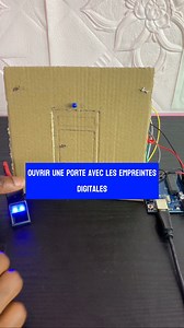 4.7K views · 24 reactions | Contrôle la fermeture et l’ouverture d’une porte avec la carte Arduino et le capteur d’empreintes digitales#arduino #electronique #ingenierie #servomoteur #domotique #empreintedigitale | Méchant Circuit | Facebook