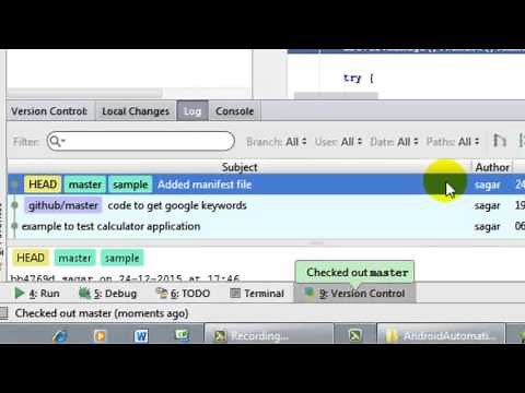 How to switch to branch in intellij IDEA