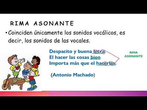 LA RIMA ASONANTE Y CONSONANTE