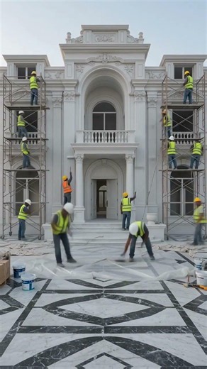Nobody Expected This Mansion Glow-Up #beforeandafter #renovation #shorts