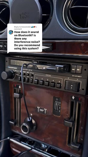 Blaupunkt Stereo in Classic Mercedes R107 Review