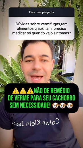 REMÉDIO DE VERME PARA SEU CACHORRO! 🐶 talvez você esteja exagerando na frequência! 🐾🚨🐾🤭🐾 | Dr. Rennan Viegas