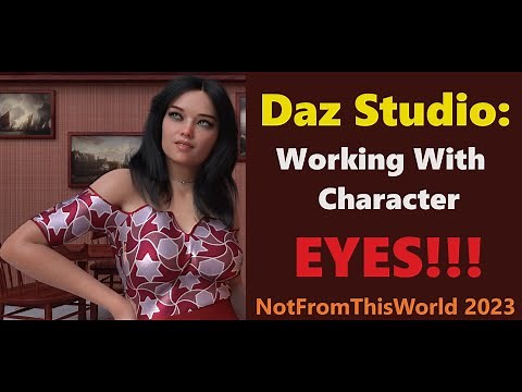 Daz Studio: Character EYES!!!