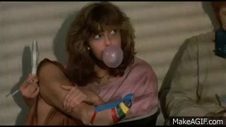 The Coca Cola Kid (1985) Bubble Gum Scene on Make a GIF