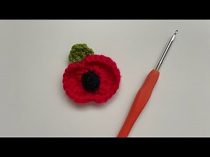 Crochet Poppy - Beginners’ Friendly Tutorial