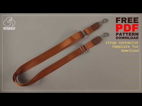 How To Make Adjustable Webbing Strap With Leather end Strap | Easy and Quick Tutorial