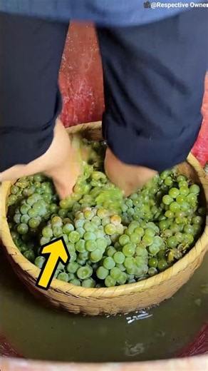 Traditional Chinese Grape Wine Making 🍇🍷 | Ancient Winemaking Process #short #wine